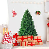 5FT Artificial Green Christmas Tree - 600 Realistic PVC Tips, Hinged Design, Sturdy Metal Stand 67073988