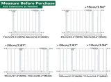 29.5-44.1" Wide Baby Gate for Stairs, Dog Gate Indoor for Doorways, No Drilling Pressure Mounted Pet 69398669