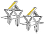 2PCS Easy Setup Mole Traps Outdoor Reusable Scissor Mole Gopher Rodent Control Trap Solid Metal 84331725