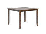 Wooden Dining Square Table, Kitchen Table for Small Space, 4 Person Counter Height Table, W1998126372