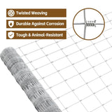 5x164 ft Advanced Weave Farm Enclosures Long-Lasting and Secure Galvanized Farm Fence W2505P298694