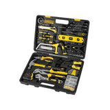 ZNTS 218 Piece Tool Set General Household Hand Tool Kit with Plastic Toolbox Storage Case Yellow 91250480