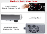 3500W Electric Single Burner Cooktop 110V - Rapid Heating Hot Plate with 4 Preset Modes 11568545