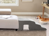 5 Step Pet Stairs for Dog,Cat Grey 07363262