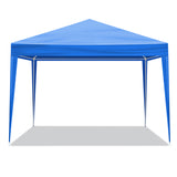 10'x10' Gazebo Waterproof Outdoor Canopy Patio Tent Party Tent for Wedding BBQ Cater, Blue 44411827