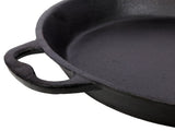 17inch Pre-Seasoned Cast Iron Skillet, Cast Iron Pan,Dual Assist Handles,Use for Grill, Stovetop, 45193451