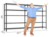 5-layer double row, freely adjustable layer spacing, with adjustable feet, display stand, iron, 62691632