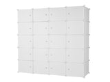 20 Cube Organizer Stackable Plastic Cube Storage Shelves Design Multifunctional Modular Closet 09173751