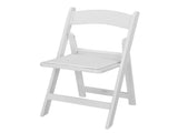 4 Pack Folding Chairs, Resin Chairs with Padded Seat, Comfortable Event Chairs 14756712