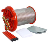 Hydraulic Fruit Wine Apple Press 10.7Gallon/40L -Stainless Steel for Wine Cider Making W46532332