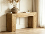 43.3" Entryway Console Table, Small Fluted Sofa Table Behind Couch 61958366