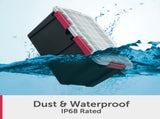 (4 pack)13.5 Gallon WaterProof Plastic Storage Bin with Lid, Gasket Seal and Durable Latches, 97403388