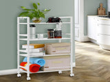 Widen 4 Tiers Multi-functional Storage Cart Ivory White 51202437