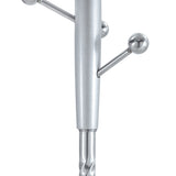 Main Stainless Steel Spray Painted Hanger, Modern Silver Stainless Steel Coat Rack, Solid Wood W1151P276821