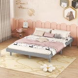Modern Design Full Floating Platform Bed Frame for Grey Color W697123292