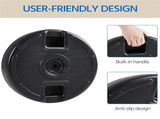 50lbs Water Filled Plastic Umbrella Base Stand, Black 30292267