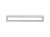 Klein FloatingTV Stand, Space-Saver Design with Functional Shelves, White B097P474313
