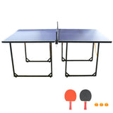 ZNTS 6ft Mid-Size Table Tennis Table Foldable & Portable Ping Pong Table Set for Indoor & Outdoor Games 31727220