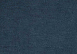 Modern Home Furniture Reclining Chair 1pc Blue Textured Fabric Upholstered Nailhead Trim Solid Wood B011P190688
