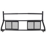 Pickup Truck Headache Rack,Adjustable Steel Truck Back Rack Mesh Window Protector Head Frame W465P262031