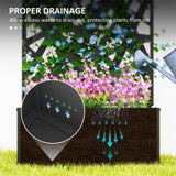 Garden Bed Galvanized PlanterGarden Bed with Privacy Pan 93497452