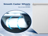 ORIKOOL Chest Freezer 5.0 Cu.ft Solid Top Commercial Deep Chest Freezers with Lockable Stay-Open Lid W2095P372720