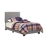 Grey Twin Panel Bed B062P155554