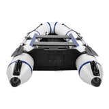 Camping Survivals 10ft PVC 330kg Water Adult Assault Boat Off-White 61810419