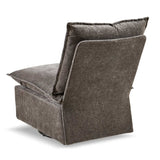 Detachable Dark Grey Chenille Single 360 Swivel Rocking Rocker,360 Swivel Sofa Chair & Single Sofa W1164P190848