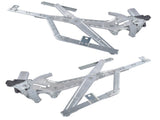 Front Left and Right Window Regulator Fit for Izuzu NPR NPR-HD NQR Truck 2005-2016 Silver 2Pcs 56032943