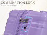 HIFINE TOURIST 20"/24"/28" 3 pcs/set in ABS Spinner Wheel Luggage, Carry on Suitcase, Matching W2787P342136