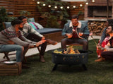 30IN Metal Fire Pit Black 80392062