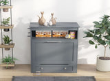 Pet Feeder Station Storage Cabinet 48390082