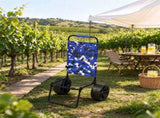 Heavy Duty Beach Dolly with 10" Big Wheels, 15.4" x 15.7" Cargo Deck, 69LBS Folding Sand Cart for 07876178