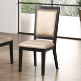 Espresso Set of 2pc Dining Chairs Contemporary Style Wooden Comfort Dining Room Kitchen B011P311023