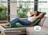 Full Body Electric Massage Mat with Detachable Neck & Foot Kneading Units, Inflatable Lumbar Pillow 80368562