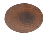 MGO Hollow Side Table, Wood-like texture,antique brown Color N770P212235A