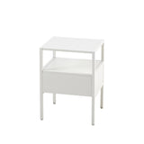15.75" Rattan End table with drawer, Modern nightstand, metal legs,side table for living room, W1265121753