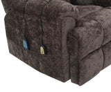 Brown Power Lift Recliner with Heating and Massage B062P215449