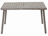 Outdoor Iron Dining Table Weather-Resistant & Space-Saving for Patio Use W3990P456537