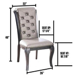 ZNTS Amina Traditional Dining chair Gray #CM3219GY CM3219GY-SC