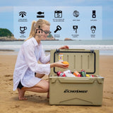 30Qt New Khaki Color Insulated Box T2602P171058