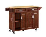 Mobile Kitchen Island Cart With 2 drawers 27295851