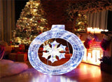 33 Inch Lighted Snowflake Wreath Christmas Decoration 68465668