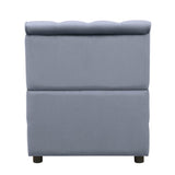 ZNTS Grey Modular Armless Chair B062P189147