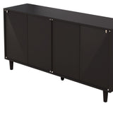 51.18"6-Drawers Rattan Storage Cabinet Rattan Drawer with White Drawer Slides,for Bedroom,Living W757P162761