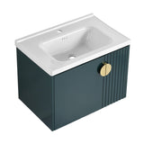 28 Inch Bathroom Vanity with Ceramic Sink, For Small Bathroom, Bathroom Vanity with Soft Close Door W999P146023