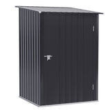 ZNTS Outdoor Garden Storage Shed Galvanized Steel Tool House （Prohibited by WalMart） 60583842
