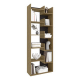 Clover 67" Tall Free standing 6-Tier Bookcase Storage Cabinet, Home Office, Living room, Bookshelf B070P286452