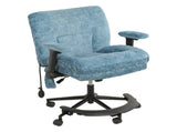 Chenille Criss Cross Office Chair with Air Lumbar Support, Flip-up Adjustable Arms, Built-in 01581901